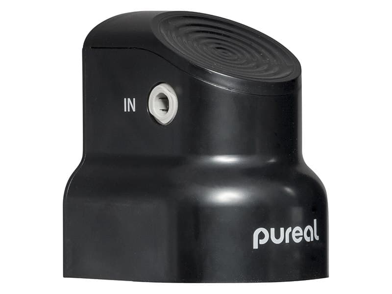 Корейский фильтр для воды Держатель для картриджа Pureal Hybrid 10/17" - Подходит для картриджей типоразмеров 10 и 17 дюймов. Держатель имеет встроенный обратный клапан, который позволяет осуществлять замену картриджа без перекрытия воды.  Подключение трубки осуществляется без резьбы при помощи надежного цангового соединения размером 3/8".